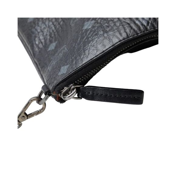 Pre Loved Hermes MCM Patricia Clutch Black Leather    MCM Patricia Clutch - - Picture 6 of 8